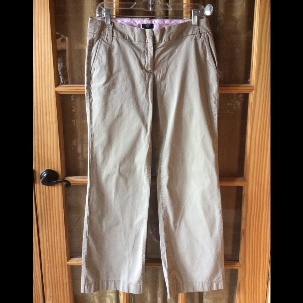 Nice like new J. Crew khaki pants